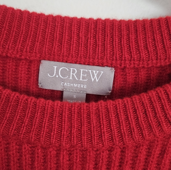 J.Crew Ribbed cashmere oversized crewneck sweater Size S - Picture 3 of 4